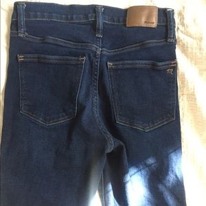 Madewell High rise skinny jeans